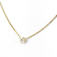 Diamond design necklace YG YellowGold Pendant Necklace 18K 750 diamond Women