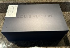 Louis Vuitton Medium EMPTY Dark Blue Shoebox 13  X 8  X 4.5   READ 