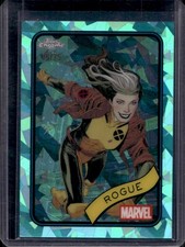 2025 Topps Chrome Marvel Sapphire Rogue Aqua Refractor #/75