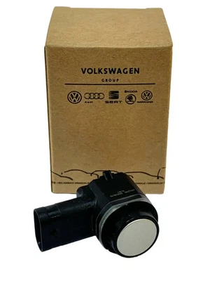 Original VW Seat Skoda Audi PDC Parksensor Stoßstange Silber Gold Met. 1S0919275 - Bild 1 von 4
