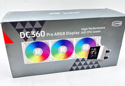 CPS PCCOOLER High Performance Pro ARGB Display AIO CPU Cooler (DC360)