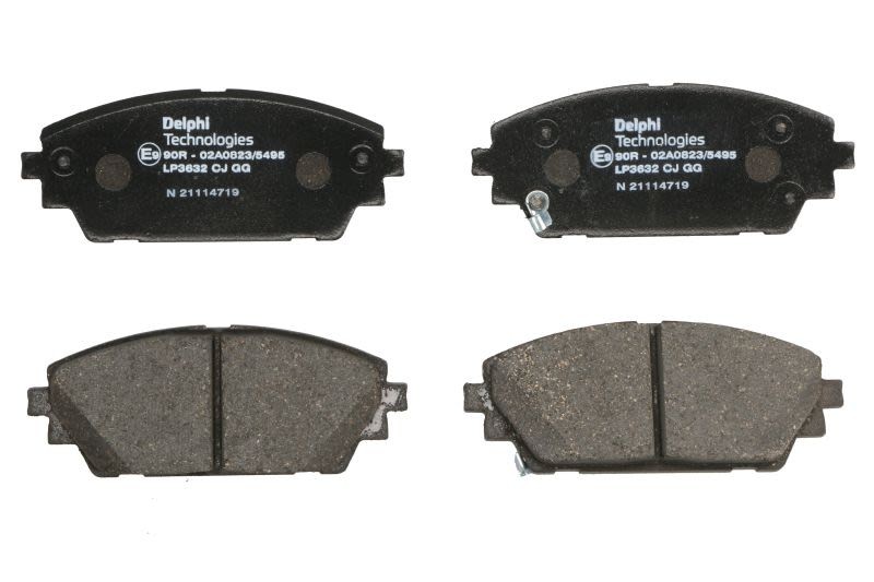 Plaquettes de frein DELPHI LP3632 anti-bruit et sans poussière pour CX-30 1.8 2019