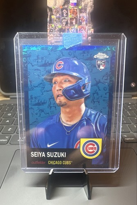 #ad #ad 2022 Topps Chrome Platinum Anniversary Seiya Suzuki #37 Platinum Blue 112 199 $20.00