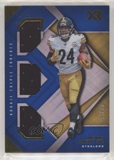 2019 Panini XR Rookie Triple Threats Materials Blue 48/75 Benny Snell Jr 06v4