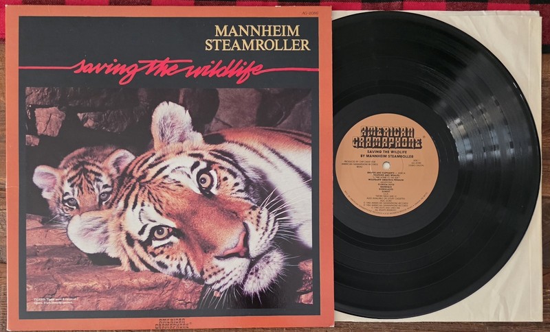 Mannheim Steamroller Saving The Wildlife 1986 AG2086 Vinyl LP Vintage Record NM 