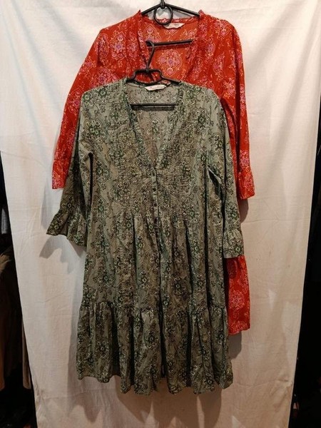 Women Odd Molly Dress Khaki Cotton M