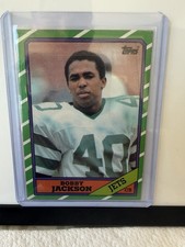 Topps 1986 Bobby Jackson New York Jets Football Base Set Card #109