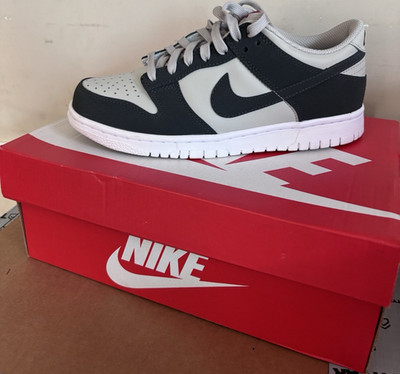 Nike Dunk Low Black Gray White Colorblock Men's Athletic Sneaker Low Top