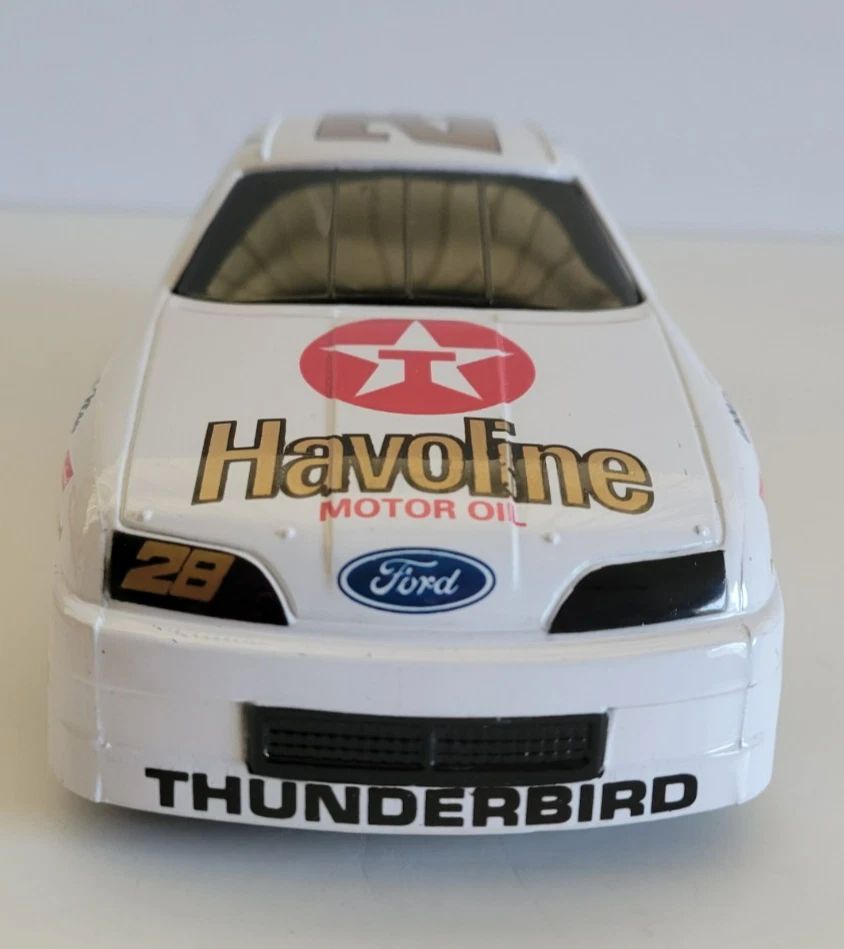 1992 Racing Champions NASCAR Davey Allison #28 Havoline Ford Diecast Bank 1/24 - Image 4 of 4
