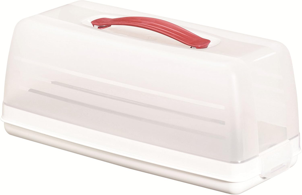 Curver Transportbox FüR Kuchen, Mit Transporthaube Und Tragegriff, Rechteckig, S-image