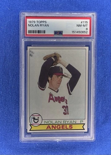 New Listing1979 Topps #115 ⚾️ HOF Nolan Ryan ⚾️ California Angels PSA 8
