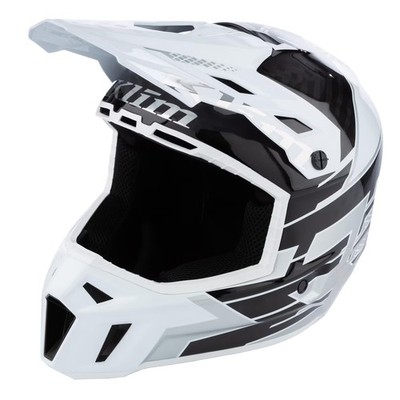 Klim F3 Carbon Pro Helmet (ECE) - Diamondback White Manufacturer's Sample