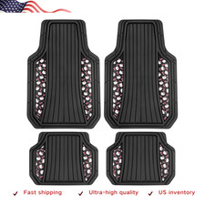 Hello Kitty 4pc Floor Mats Cars Trucks Suvs Black Red Rubber Heavy Duty Hello Kitty 4pc Floor Mats Cars Trucks Suvs Black Red Rubber Heavy Duty
