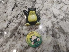 Snorlax TOMY Pokemon Figure CGTSJ 1999 Nintendo 2" W/ Coin Authentic Vintage JC