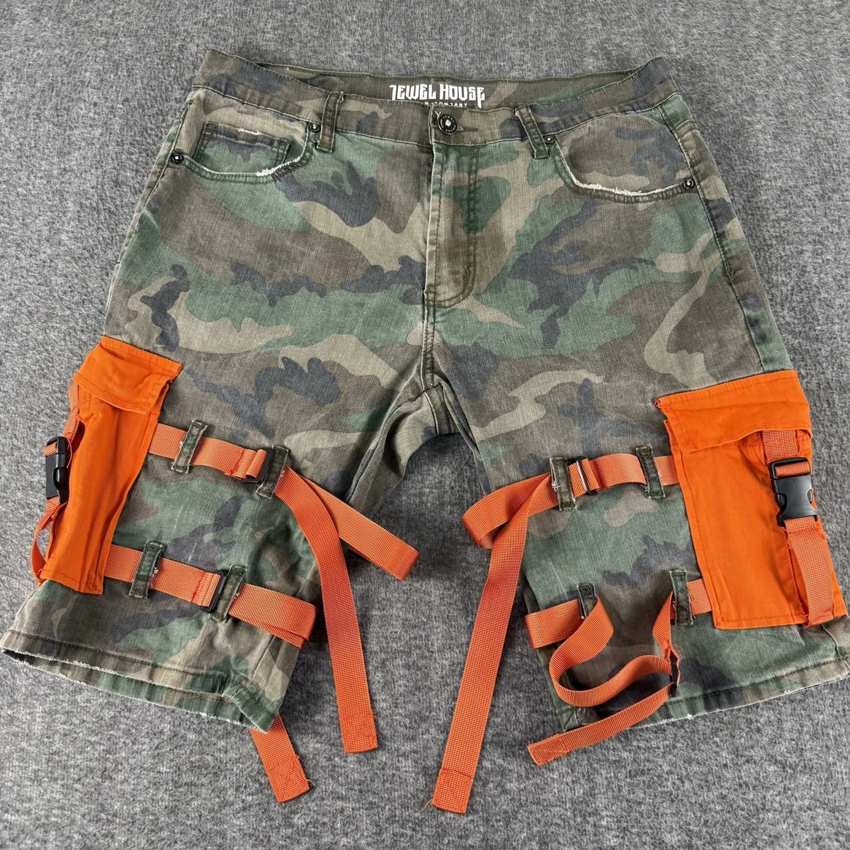 Camouflage Orange Shorts for Men for sale | eBay