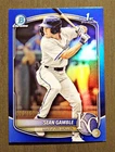 2025 BOWMAN DRAFT CHROME SEAN GAMBLE TRUE BLUE REFRACTOR RC COLOR MATCH #D/150