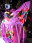 PMSJ Scarf Shawl Cover Up Wrap Accessory Chiffon Touch Moda Italy Purple Bright — photo 6
