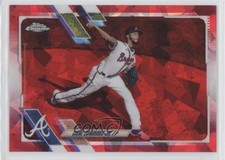 2021 Topps Chrome Sapphire Edition Red 2/5 Carl Edwards Jr #576 i4v