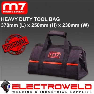 Petit sac à outils M7 15" plombier électricien noir puissant 7 M7Z-ZC111 - Photo 1/2