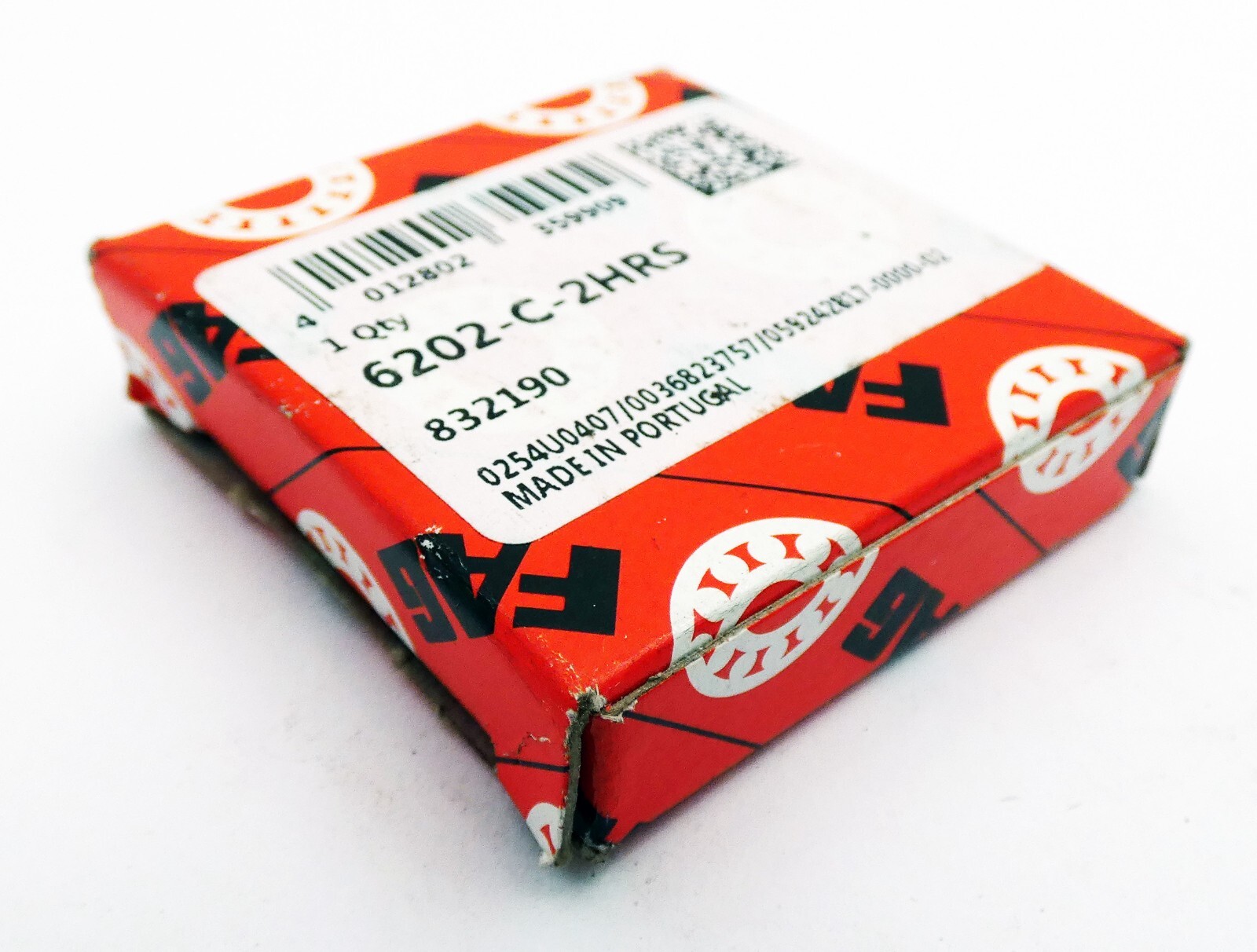 FAG Rillenkugellager 6202-C-2HRS 6202C2HRS 15x35x11mm -unused/OVP-