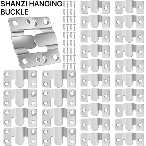 20 30Pcs French Cleat Hanger Interlocking Picture Hanger With Screws 20-30pcs-french-cleat-hanger-interlocking-picture-hanger-with-screws