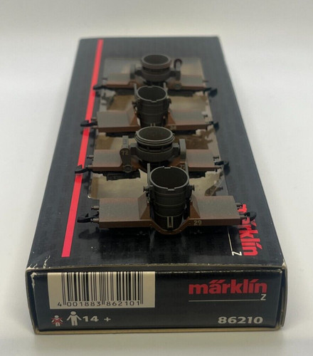 Märklín 86210 2 Roheiserne Pfannenwagen & 2 Schlackenwagen Set OVP *SELTEN* (B) | Zustand: Used