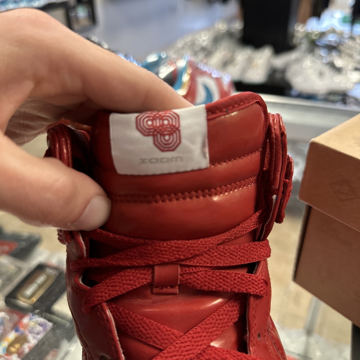 2008 NIKE SB DUNK HIGH SUPREME OLYMPIC QUILTED TRUE RED OCTOBER 