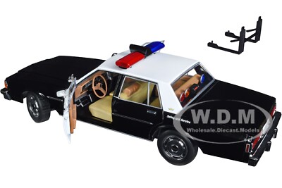 1989 CHEVROLET CAPRICE POLICE BLACK & WHITE 