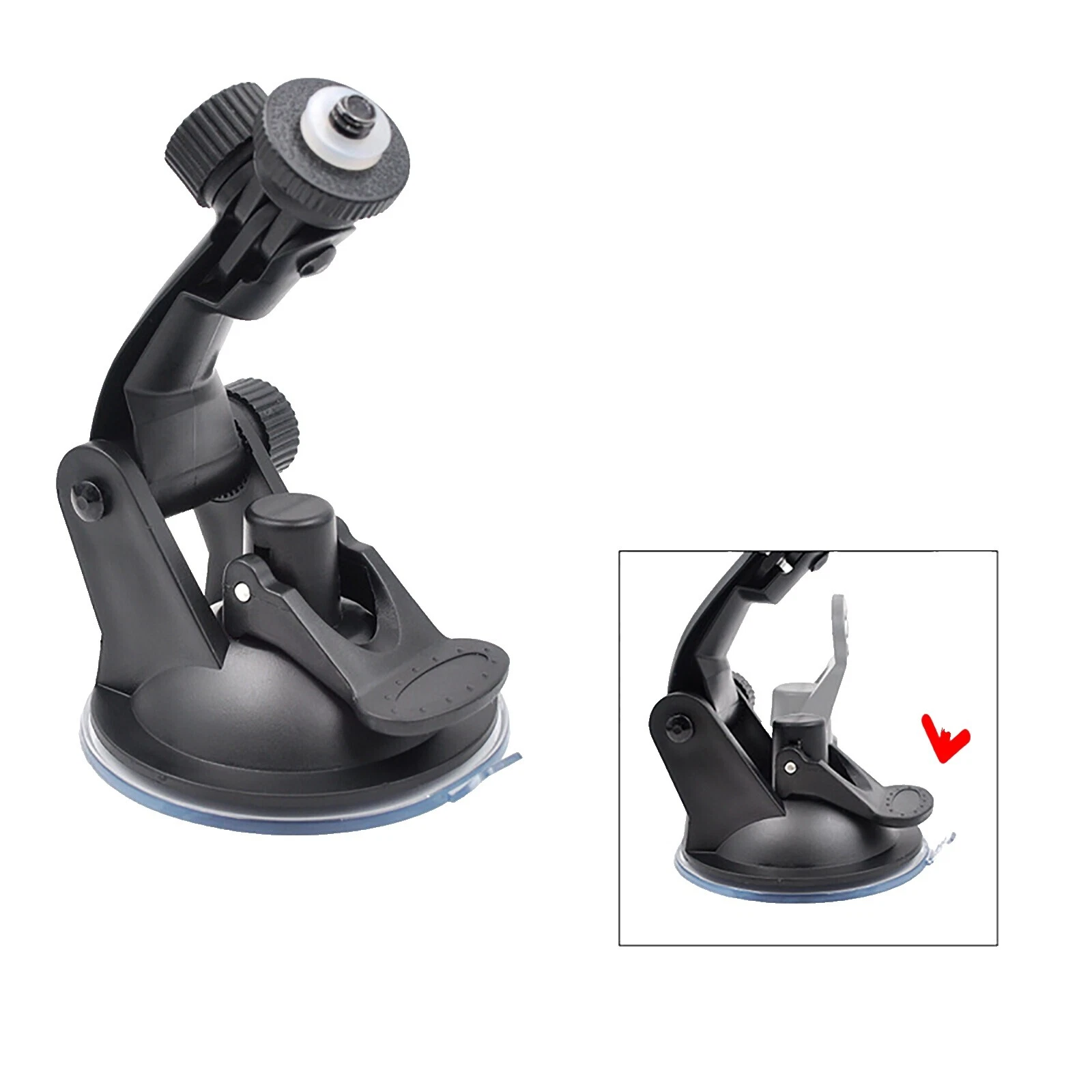 Suction Cup Black Cell Phone Desktop Holders