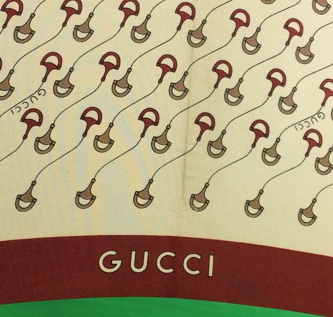 Gucci c1970s Umbrella w/ Malacca Cane Handle Gucci c1970s Umbrella w/ Malacca Cane Handle