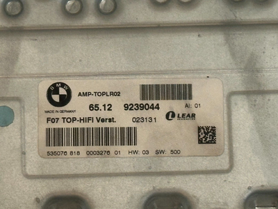 2011 BMW E70 E71 X5 X6 Top HIFI Amplifier Amp 65129224236 for sale  