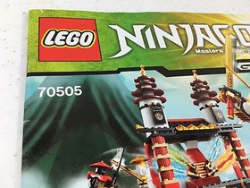 Lego Ninjago 70505 Instruction Manual Book (1) One Only