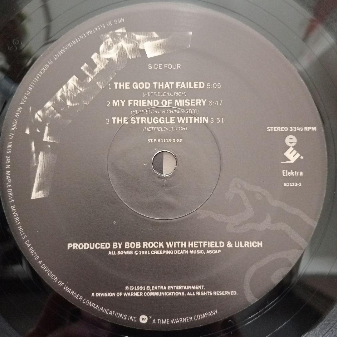 Metallica Black Album Us Edition Heavy Metal Vinyl Record eBay