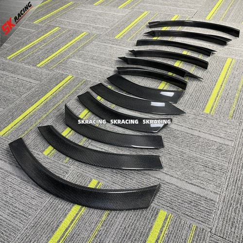 Carbon Fiber Front Rear Wheel Arch Fender Flares Cover Fits Porsche Macan 19-21 - Picture 2 of 17