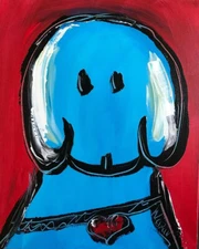 HD MODERN ABSTRACT ORIGINAL OIL PAINTING  TEXTU RED CANVAS EEGtHFB