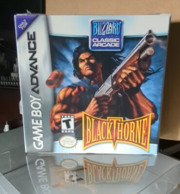 Blackthorne Blizzard GBA Gameboy Advance Factory Sealed box lightly crush, Read