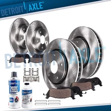 10pc 4WD Front Rear Disc Brake Rotors Brake Pads for 1999-2003 Ford F-150 5 Lugs