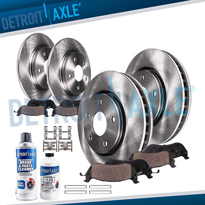 Anpulsero Rear Brakes Rotors 54090 & D879-7584 Brake Kit