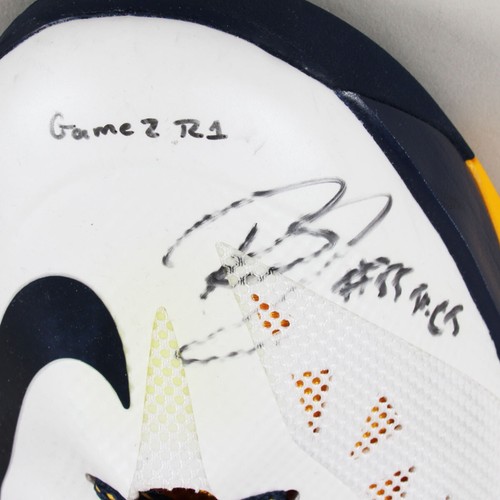 Roy Hibbert im Spiel getragene Schuhe signierte Pacers - Echtheitszertifikat JSA & 100 % authentisches Team - Bild 3 von 13