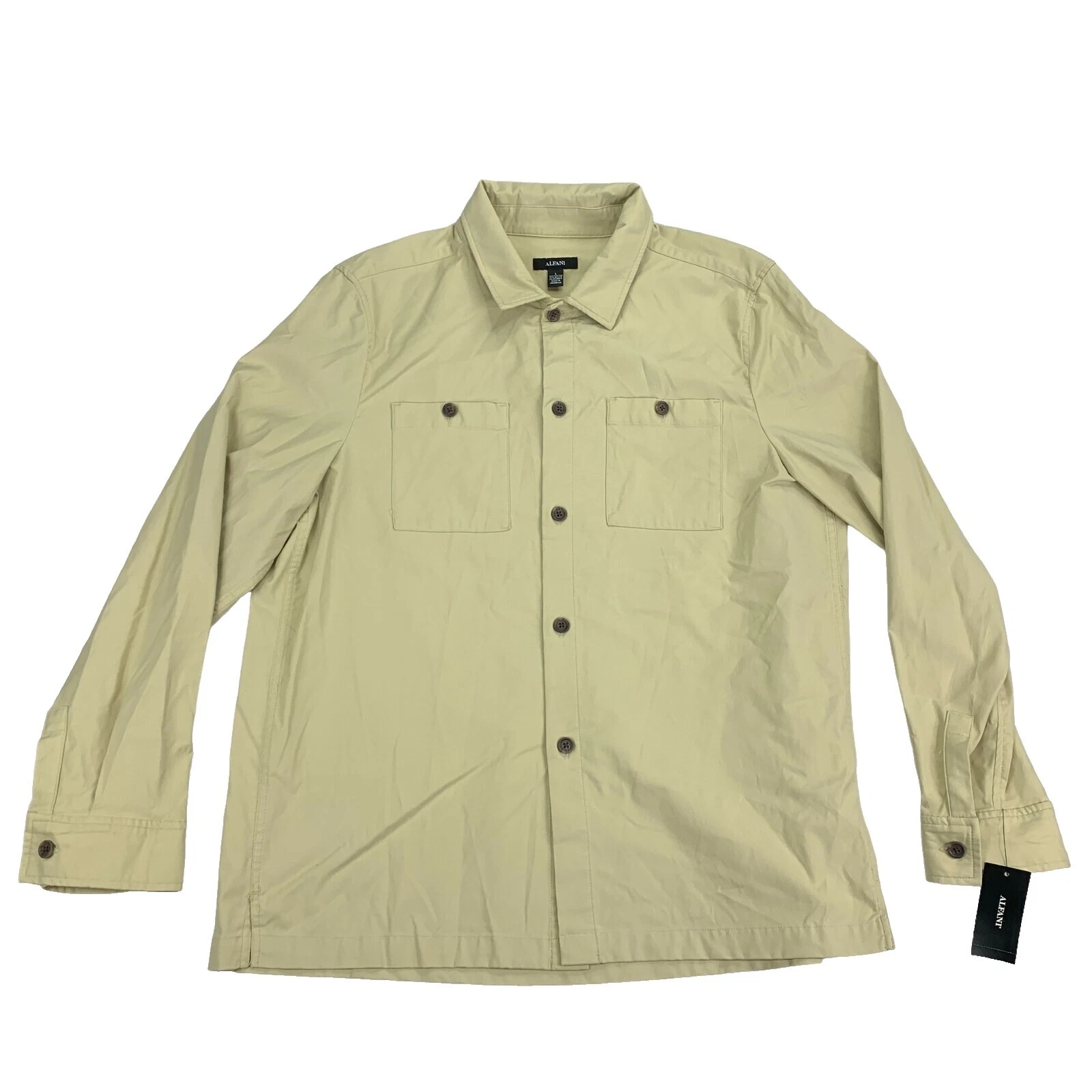 Camisas para hombre Alfani talla L marrones