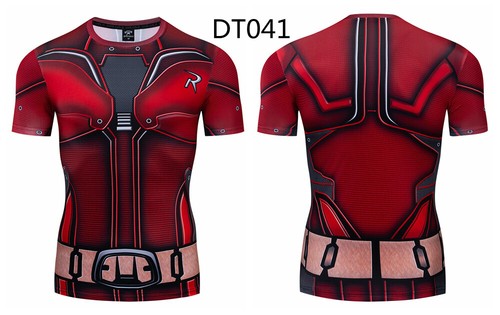 Herren T-Shirts Marvel Avenger Superhero 3D bedruckt T-Shirt Sport Fitnessstudio kurzarm - Bild 3 von 32