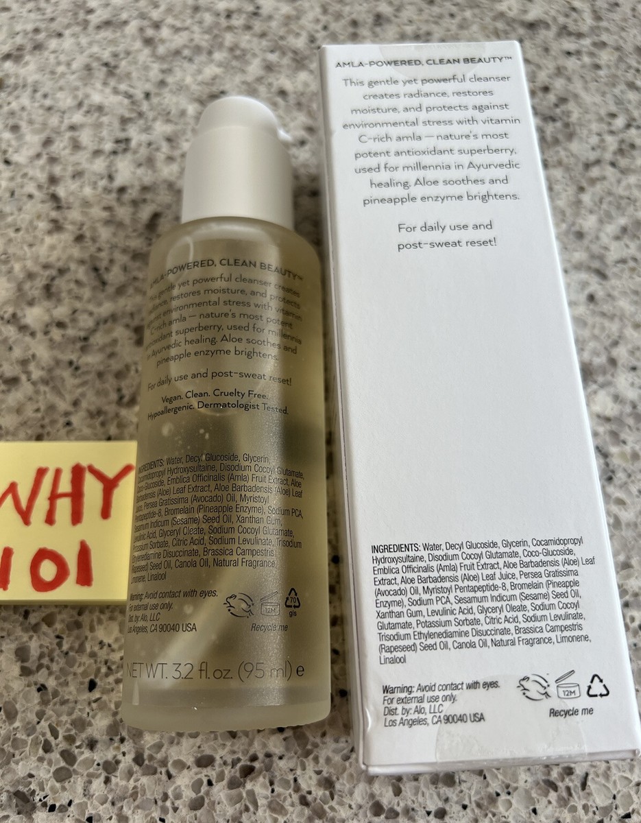 ALO GLOW SYSTEM Enzyme Facial Cleanser 3.2oz/95mL FULL SZ NEW BOX SEALED  RET$32 | eBay