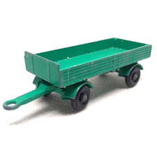 Lesney Matchbox Mercedes Trailer No.2 1968 Teal Made in United Kingdom