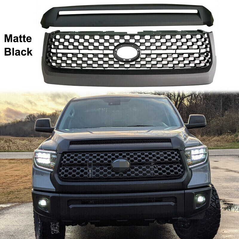 Black Stainless Steel Mesh Grille Insert For 2014-2021 Toyota Tundra – Lower Bumper, Bolt-On, No Emblem