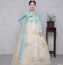 Hanbok Dress Traditional National Costumes Women Korean Kimono Size S-Xl