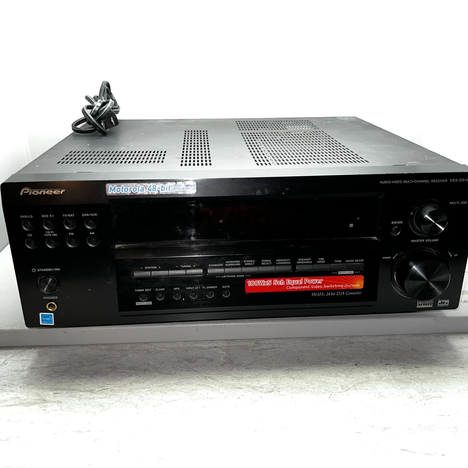 Pioneer VSX-D514 Bundle - 5.1 Channel - 500 Watt Receiver Great Shape ...