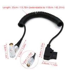 Red Scarlet Red Epic Camera Power Cable D-Tap to 1B 6Pin Female for DJI Ronin 4D