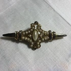 Vintage Costume Jewelry Faux Pearl Brooch Pin Lot PC-47