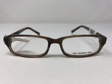 Hart Schaffner Marx Eyeglasses Frame 914 CHESTNUT 52-16-135 Brown Marble GR82