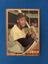 1962 TOPPS #153  PUMPSIE GREEN  NRMT-MT ! SET BREAK NICE!! **SMS CARDS**